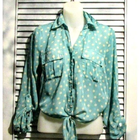 Takara Sm Tie Front Blouse - Picture 2 of 8